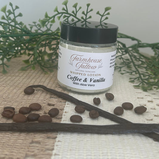 Coffee and Vanilla infused Whipped Tallow